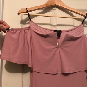 Forever 21 Dresses - Mauve off the shoulder maxi dress Forever 21 Dresses - Mauve off the shoulder maxi dress